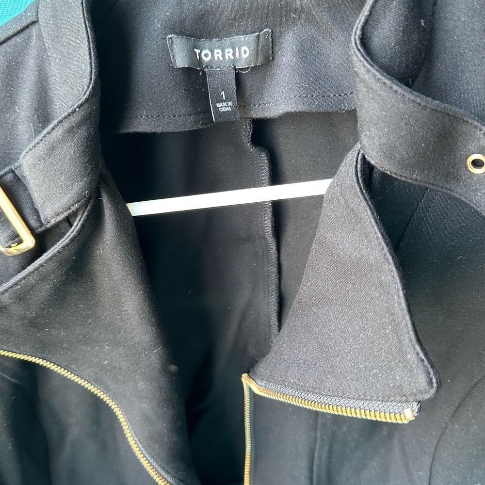 Torrid size 1 black jacket